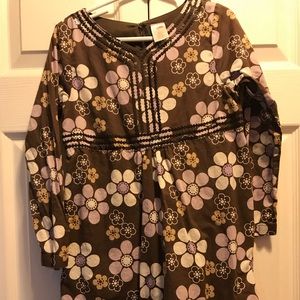 Gymboree flower long sleeve dress